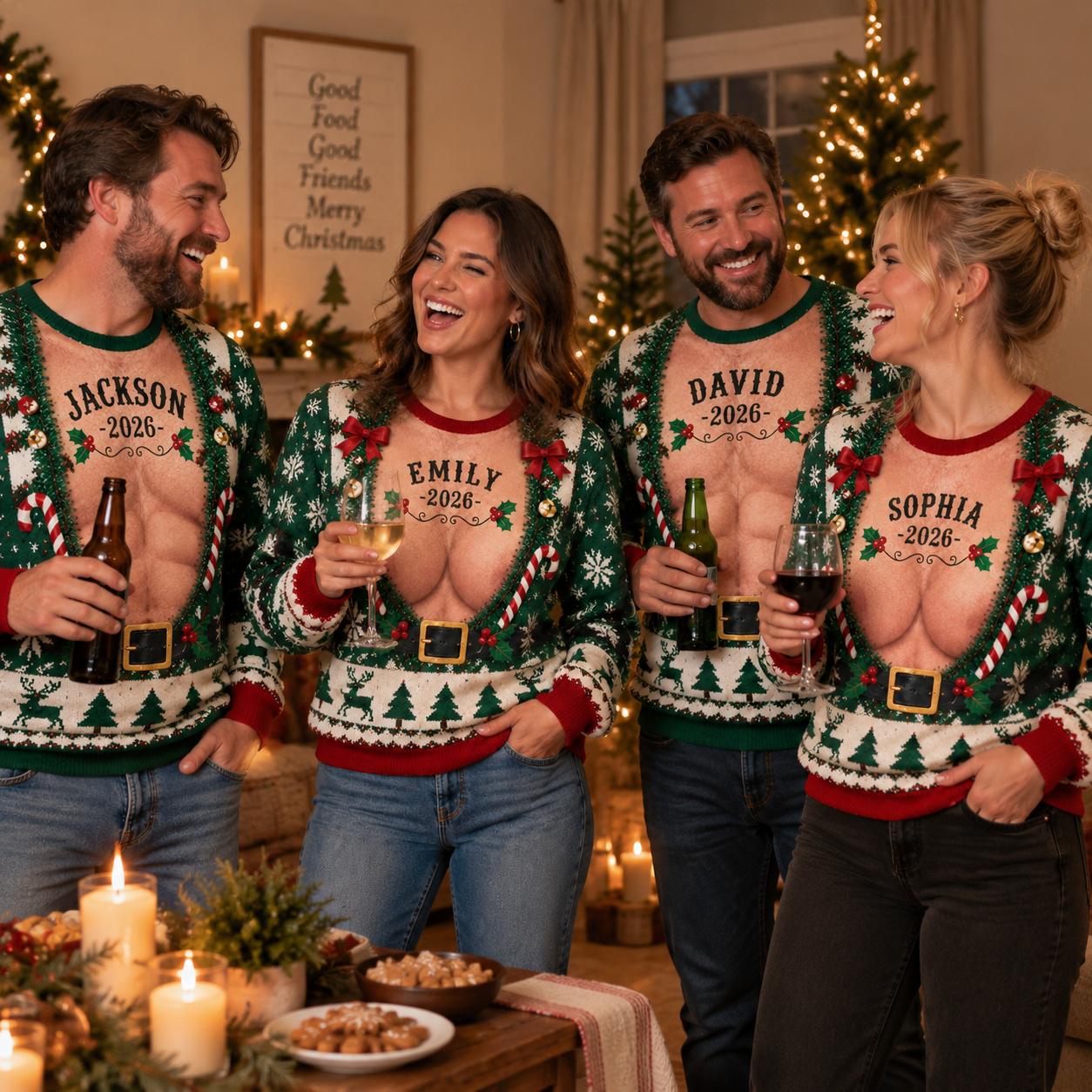 - Personalized Ugly Christmas Sweater