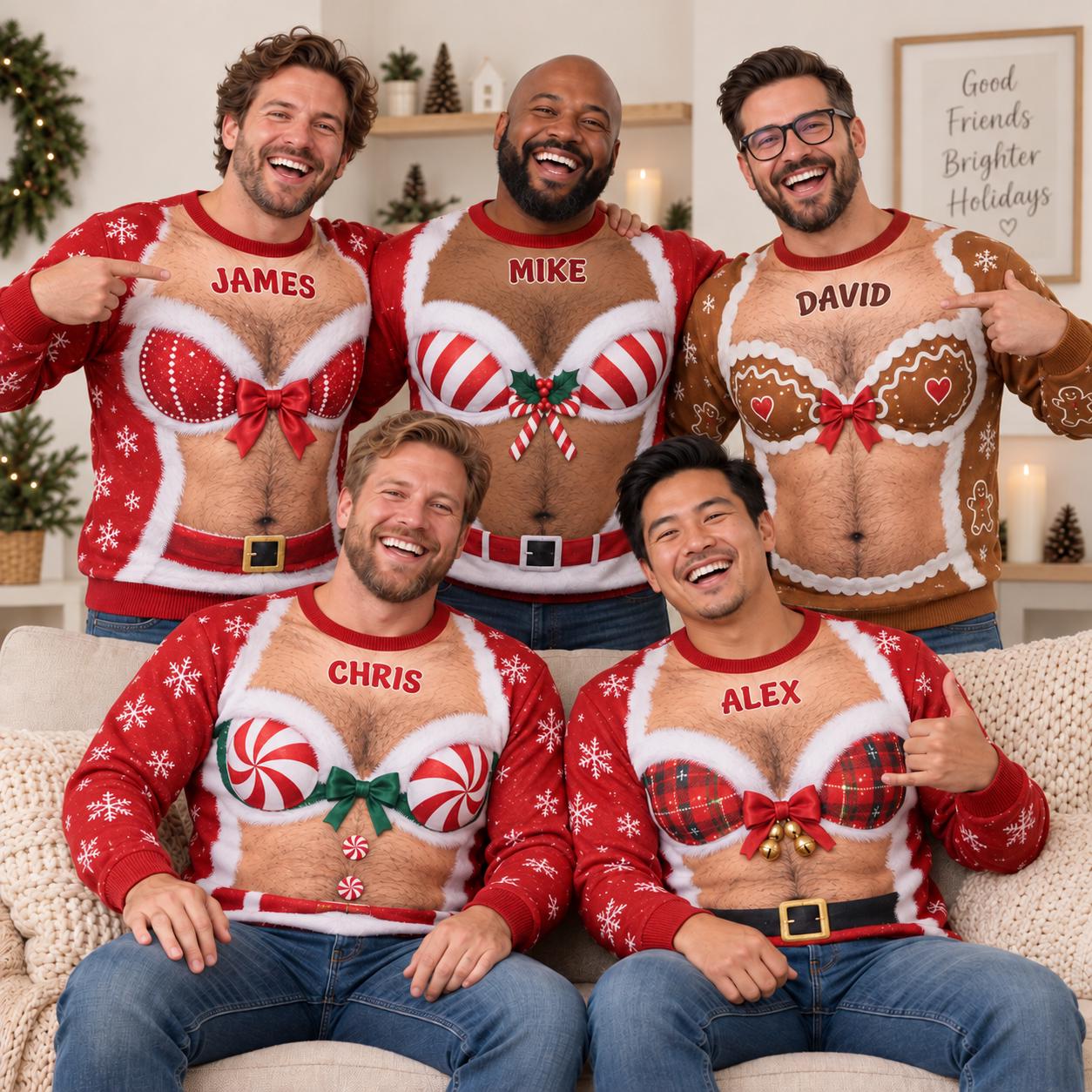 - Personalized Ugly Christmas Sweater